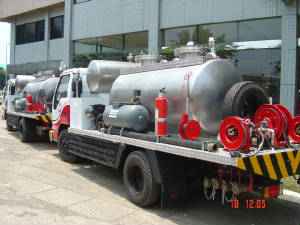 Tanker Truck Tangki Stainless Steel Bridger Truck Fuel 